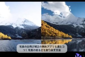 写真 白 飛び 補正 iPhoneで完璧な仕上がり