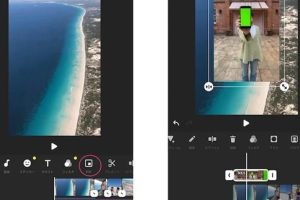 動画の上に画像を重ねるiPhoneでクリエイティブな編集