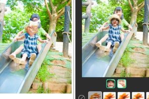 iPhone 写真 背景 ぼかしでオシャレな一枚を