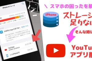 iPhone書類とデータ減らし方でストレージを劇的に節約