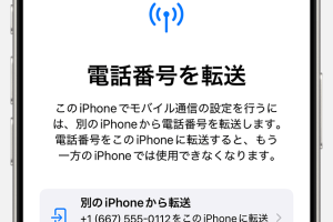 iPhoneeSIM対応でスムーズな設定を簡単実現
